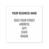 お名前と事業所住所スタンプをカスタマイズ セルフインキングスタンプ (デザイン)