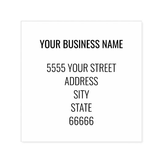 お名前と事業所住所スタンプをカスタマイズ セルフインキングスタンプ (デザイン)