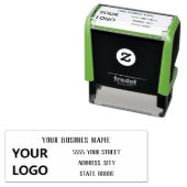 お名前と住所スタンプテンプレートをカスタマイズ セルフインキングスタンプ (インサイチュ)