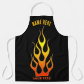 お名前と文字BBQ エプロン (正面)