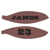 お名前と番号バスケッパーソナライズされたトル バスケットボール (パネル)