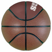 お名前と番号バスケッパーソナライズされたトル バスケットボール (右)