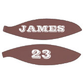 お名前と番号バスケッパーソナライズされたトル バスケットボール (パネル)