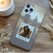 お名前と2枚の写真でオリジナルデザインを作成 iPhoneケース