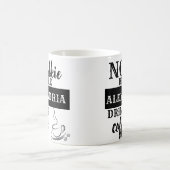 お名前のお飲み物のコーヒーを入れる前にトーキーを使わない モーフィングマグカップ (中央)