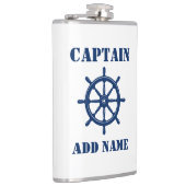 お名前のキャプテン・フラスコ船ホイールヘルム フラスク (右)