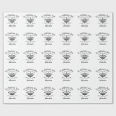 お名前のシャトー ラッピングペーパー (フラット)