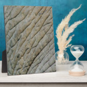 お名前のパーソナライズされたゾウの皮 フォトプラーク (側面)