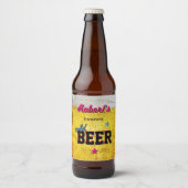 お名前の付いたビールラベル ビールラベル (正面)