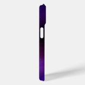 お名前の付いた黒と紫のSpacescape Art Case-Mate iPhoneケース (裏面 / 右)