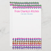 お名前の台所から。ケーキとクッキーSta 便箋