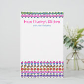 お名前の台所から。ケーキとクッキーSta 便箋