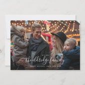 お名前はこちらフォトホリデーカード シーズンカード (正面)