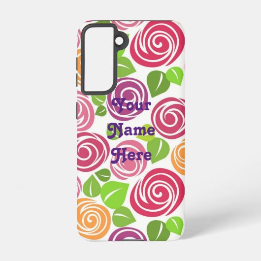 お名前はこちら – パーソナライズされたデザイン SAMSUNG GALAXYケース (裏面)