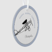 お名前はボーイ·ボーイ·フライト·クリスマス飾り オーナメント (正面)