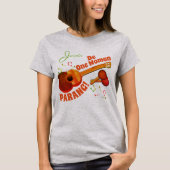 (お名前は任意) 1人の女性パラン Tシャツ (正面)