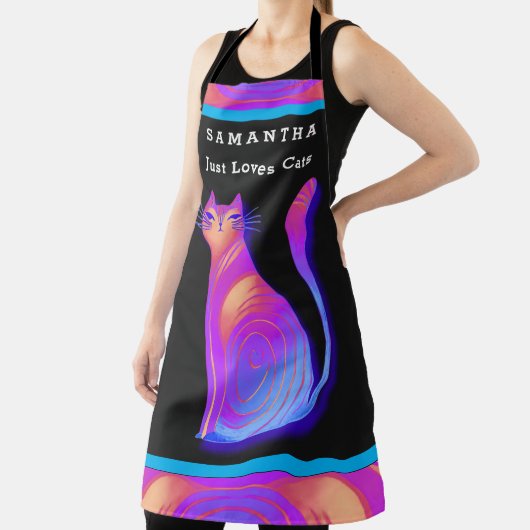 お名前は猫が可愛い引用文 エプロン (インサイチュ)