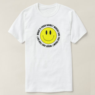 お名前は?スミリーTシャツパステル版 Tシャツ