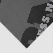 お名前または事業名 | 現代的な男性的なグレー 薄葉紙 (詳細)