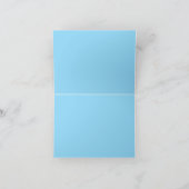 お名前を入れた挨拶メッセージ カード (内部)