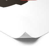 お名前カスタマイズのBrewhhouseロゴ ポスター (角)