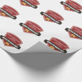 お名前カスタマイズのBrewhhouseロゴ ラッピングペーパー (角)