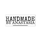 お名前カスタムは木製 ラバースタンプ (押印)