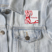 お名前キャンディーケーンボタン 缶バッジ (インサイチュ)