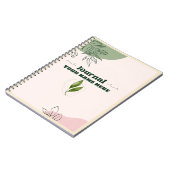 お名前シンプルのジャーナル ノートブック (左側)