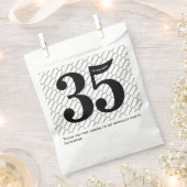 お名前パターはっきりしたン黒年齢35番号日 フェイバーバッグ (クリップ留めされた状態)