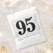 お名前パターはっきりしたン黒番95年番号日 フェイバーバッグ (クリップ留めされた状態)