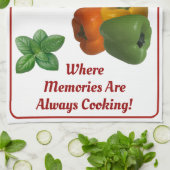 お名前パーソナライズされたを付けるキッチンディッシュタオル キッチンタオル (折り畳み)