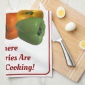 お名前パーソナライズされたを付けるキッチンディッシュタオル キッチンタオル (四つ折り)