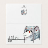 お名前パーソナライズされた付き弁当箱メモ 名刺 (外部フラット)