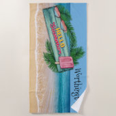 お名前ビーチタオル ビーチタオル (正面)