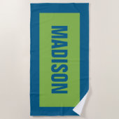 お名前ビーチタオル ビーチタオル (正面)