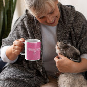 お名前ピンクティーまたはコーヒーマグ コーヒーマグカップ