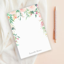 お名前フェミニン付きピンク色のフローラ