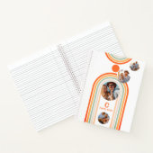 お名前モノグラム ボヘミア アーチ マルチ フォト おしゃれ ガーリー ノートブック (内部)