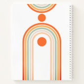 お名前モノグラム ボヘミア アーチ マルチ フォト おしゃれ ガーリー ノートブック (裏面)