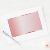 お名前ロゴ テキスト ラベル ローズゴールド テンプレートを追加 (封筒)