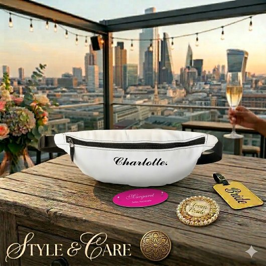 お名前入りおしゃれなウエストポーチ ファニーパック