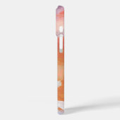 お名前入りのカラフルな抽象花アート Case-Mate iPhoneケース (裏面 / 左)