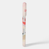 お名前入りのカラフルな抽象花アート Case-Mate iPhoneケース (裏面 / 右)