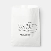 お名前入りのクッキーもご用意しています フェイバーバッグ (正面)