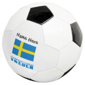 お名前入りのスウェーデン国旗サッカーボール サッカーボール (3/4)