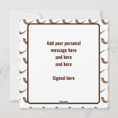 お名前入りの新年おめでとうございます Shofer シーズンカード (裏面)