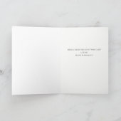 お名前入りの本とワインの退職祝い カード (内部)