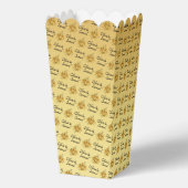 お名前入りの金色の黄色い花を追加 フェイバーボックス (裏面)