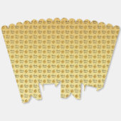 お名前入りの金色の黄色い花を追加 フェイバーボックス (見開き)